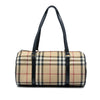 Burberry House Check Canvas Barrel Handbag Secondhand
