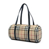Burberry House Check Canvas Barrel Handbag Secondhand