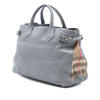 Burberry Medium Leather and House Check Banner Satchel Secondhand