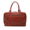 Bottega Veneta Medium Intrecciato Trimmed Goatskin Madras Brera Handbag Secondhand
