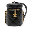 Chanel Small Quilted Lambskin Side Note Vanity Case Secondhand