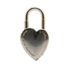 Hermès Palladium Plated Annee De La Fantaisie Heart Cadena Lock Charm Secondhand