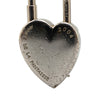 Hermès Palladium Plated Annee De La Fantaisie Heart Cadena Lock Charm Secondhand