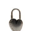 Hermès Palladium Plated Annee De La Fantaisie Heart Cadena Lock Charm Secondhand