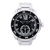 Cartier Calibr Doo Cartier W7100057 3729101416VX SS AT Black Dial Watch Secondhand