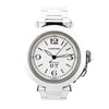 CARTIER Pasha W31044M7 2475117766PB SS AT White Dial Watch Secondhand