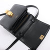 CELINE Classic Box Small Leather Crossbody Bag in Black Secondhand