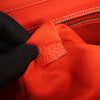 Celine Luggage Micro Leather Handbag in Red Secondhand