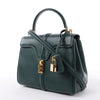 Celine Sac 16 Small Smooth Leather Handbag in Green Secondhand