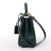 Celine Sac 16 Small Smooth Leather Handbag in Green Secondhand