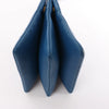 Celine Trio Small Leather Crossbody bag in Blue Secondhand