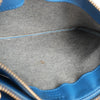 Celine Trio Small Leather Crossbody bag in Blue Secondhand