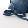 Celine Trio Small Leather Crossbody bag in Blue Secondhand