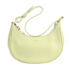 CELINE Ava Leather Shoulder Bag in Green Secondhand