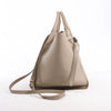 CELINE Big Bag Small Grained Leather 2way Handbag in Greige Secondhand