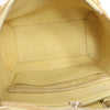 CELINE Belt Bag Grained Leather Micro 2Way Handbag in Yellow Secondhand