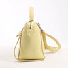 CELINE Belt Bag Grained Leather Micro 2Way Handbag in Yellow Secondhand