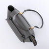 Celine Belt Bag Mini Leather 2way Handbag in Gray Secondhand