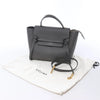 Celine Belt Bag Mini Leather 2way Handbag in Gray Secondhand
