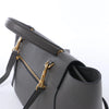Celine Belt Bag Mini Leather 2way Handbag in Gray Secondhand