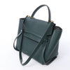 Celine Belt Bag Mini Leather 2way Handbag in Green Secondhand
