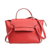 Celine Belt Bag Mini Leather 2way Handbag in Red Secondhand