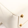 CELINE Belt Bag Grained Leather Mini 2Way Handbag in White Secondhand