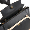 Celine Belt Bag Mini Leather 2way Handbag in Black x Beige Secondhand