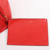 Celine Cabas Phantom Large Leather Shoulder Bag in Red Secondhand