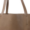 Celine Cabas Phantom Small Leather Shoulder Bag in Taupe Secondhand