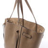 Celine Cabas Phantom Small Leather Shoulder Bag in Taupe Secondhand