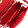 CELINE Classic Box Medium Leather Crossbody Bag in Red Secondhand