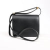 Celine Classic Box Small Leather Shoulder Bag in Black Secondhand