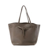 Secondhand Celine Cabas Phantom Small Leather Shoulder Bag in Taupe