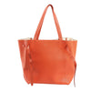 Celine Cabas Phantom Small Leather Shoulder Bag in Orange Secondhand
