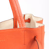 Celine Cabas Phantom Small Leather Shoulder Bag in Orange Secondhand