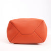 Celine Cabas Phantom Small Leather Shoulder Bag in Orange Secondhand