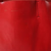 CELINE Cabas Horizontal Leather 2Way Handbag in Red Secondhand