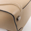 CELINE Luggage Micro Leather Handbag in Beige Secondhand
