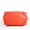Celine Luggage Mini Leather Handbag in Orange Secondhand