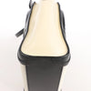 CELINE Nano Luggage Leather 2Way Handbag in Black x White Secondhand