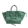 CELINE Luggage Phantom Small Leather Handbag in Green Secondhand