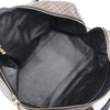 Celine Macadam PVC & Leather Boston Travel bag in Black × Brown Secondhand