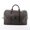Celine Macadam PVC & Leather Boston Travel bag in Black × Brown Secondhand