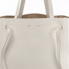 Celine Cabas Phantom Small Leather Shoulder Bag in White Secondhand