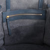 Celine Cabas Phantom Small Leather Shoulder Bag in Navy Blue Secondhand