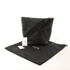 CELINE Seau Sangle Bucket Leather Shoulder Bag in Black Secondhand