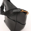 CELINE Seau Sangle Bucket Leather Shoulder Bag in Black Secondhand