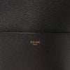CELINE Seau Sangle Bucket Leather Shoulder Bag in Black Secondhand