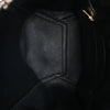 CELINE Seau Sangle Bucket Small Canvas Shoulder bag in Beige x Navy Secondhand
